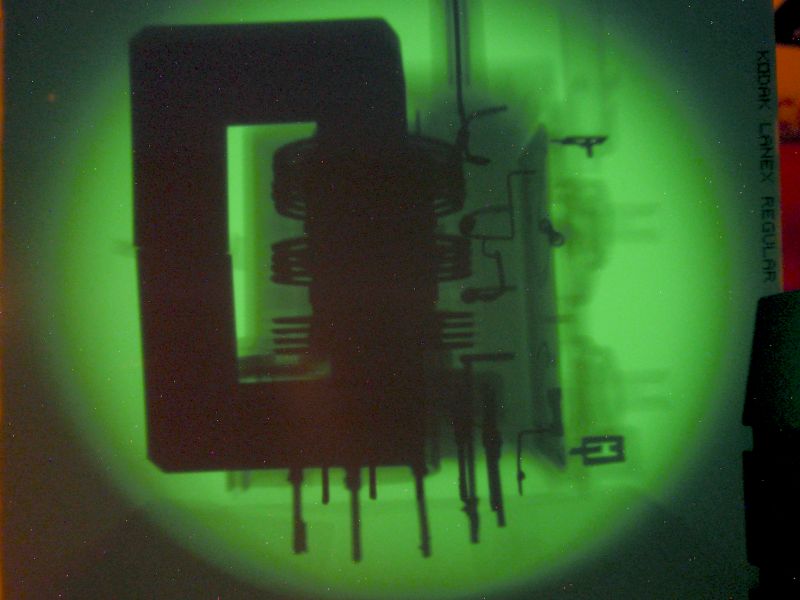 Fluoroskopický (rentgenový) snímek ihvt - ihvt lopt transformer DST x-ray