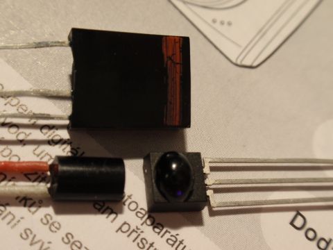 Infra fotodiody (přijímače dálkového ovládání)